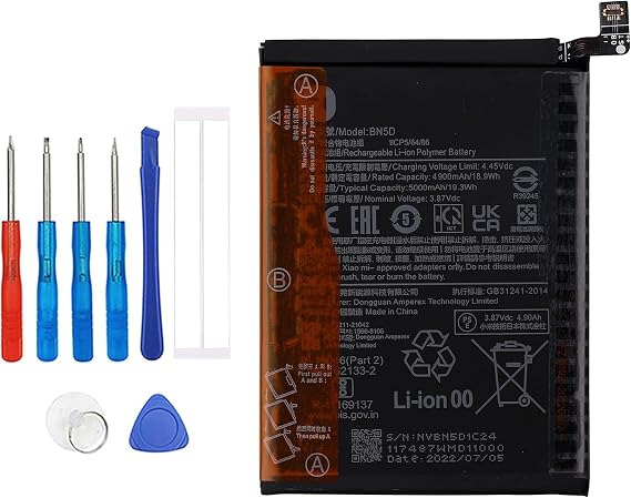 New BN5D Replacement Battery for Compatible with Redmi Note 11 / Redmi Note 11S / Poco M4 Pro 4G with Technical Toolkit.