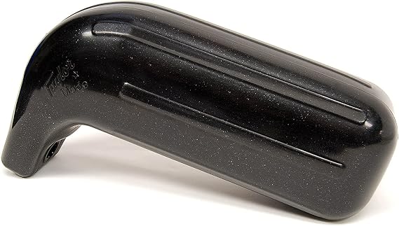 Taylor Made Products 31006 Low Freeboard Boat Fender (5" x 14", Metallic Black) | Square shape resists rolling out of place, shields gunwales and rubrail against high docks, tough marine grade vinyl