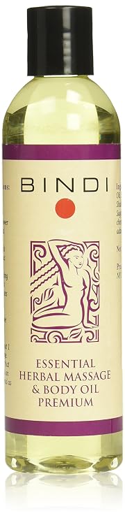 Bindi Bindi Premium Essential Herbal Massage and Body Oil, 8 Fluid Ounce
