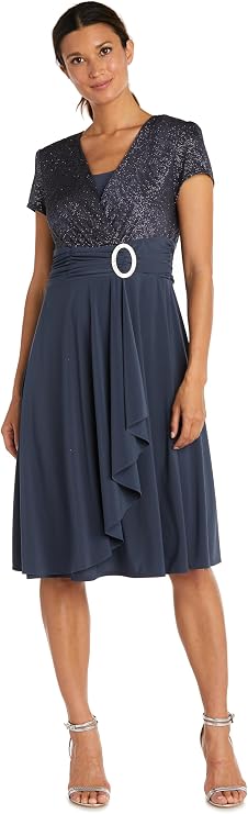 R&M Richards Women's Opulent Flow Evening Dress
