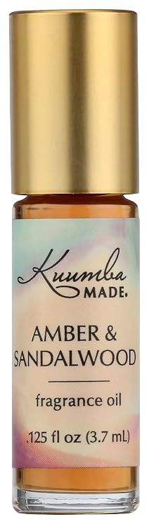 Kuumba Made Amber & Sandalwood Fragrance Oil, 0.125 FZ