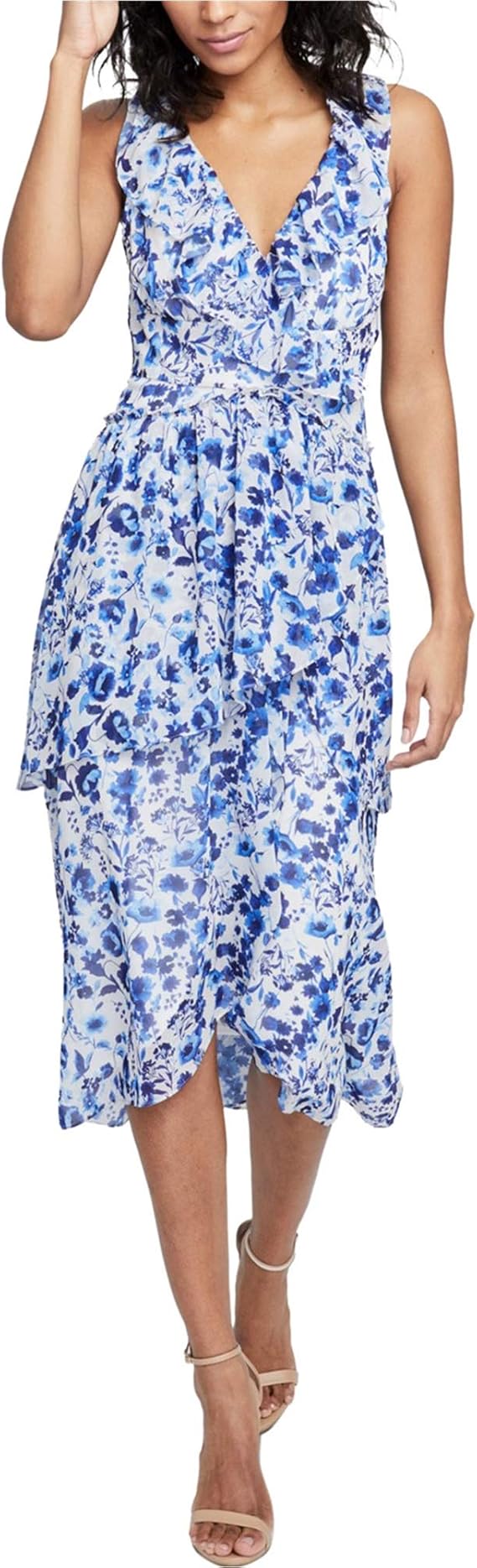 Rachel Roy Womens Floral A-line Dress
