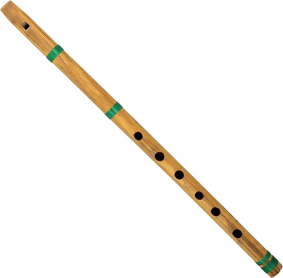 Shalinindia Indian Music Instrument Bamboo Flute Bansuri Fipple Type