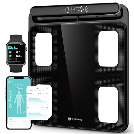 Body Fat Scale with BMI, Muscle Mass, Smart Bathroom Scale with APP