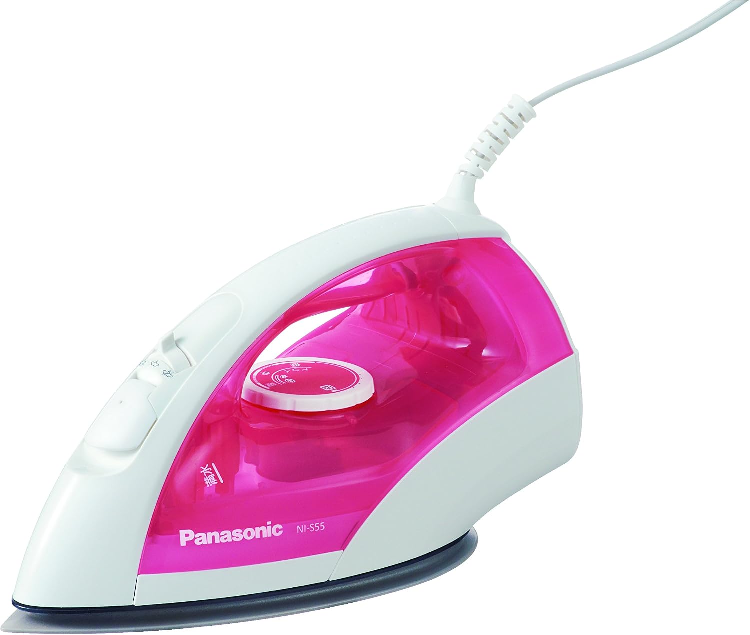 Panasonic corded steam iron pink NI-S55-P by NA