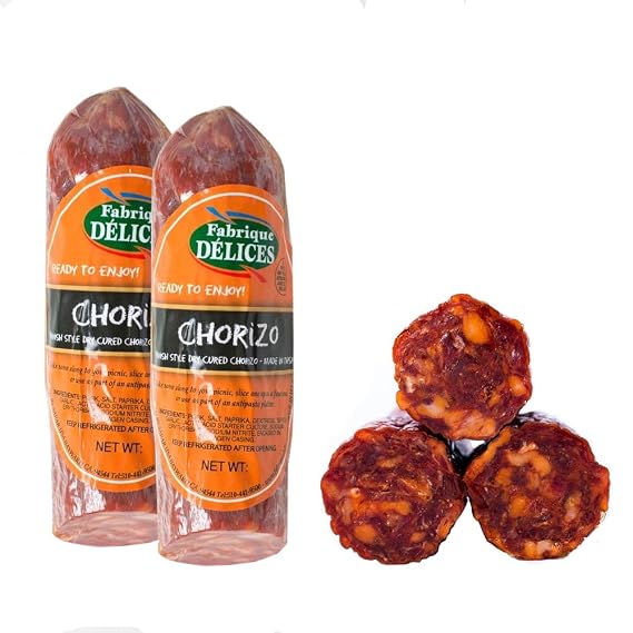 Dry Cured Chorizo - Spanish Style - 8oz - Pack of 2