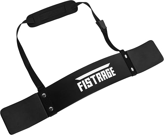 FISTRAGE Arm Blaster Biceps Curl Support for Bodybuilding & Weight Lifting - Well Balanced Support with Adjustable Strap for Strength & Muscle Gains Heavy Duty