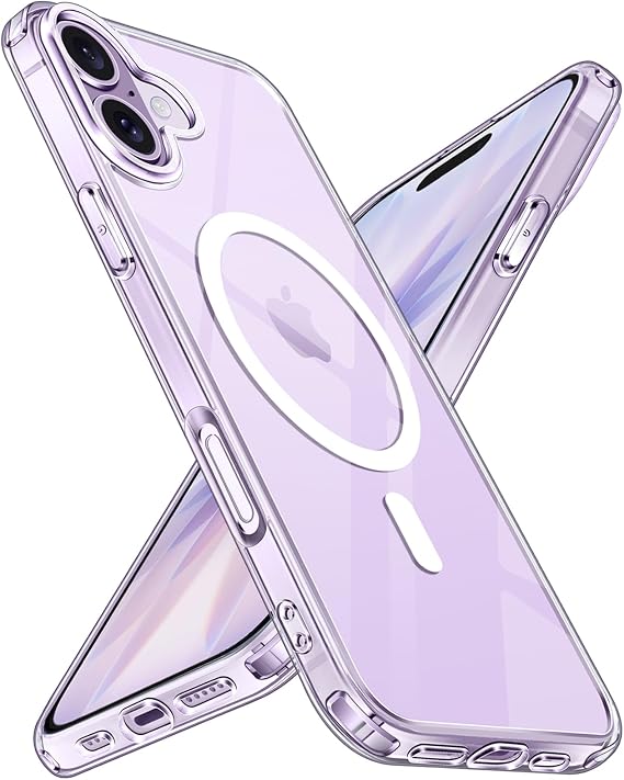 ivoler Magnetic Case for iPhone 17 6.3'', Clear
