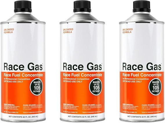 Racegas 100032 Case of 3 Cans of Offroad Race Fuel Concentrate AdditiveQ