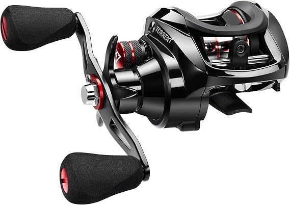 Piscifun Torrent Baitcasting Reel, 18LB Carbon Drag, Magnetic Brake