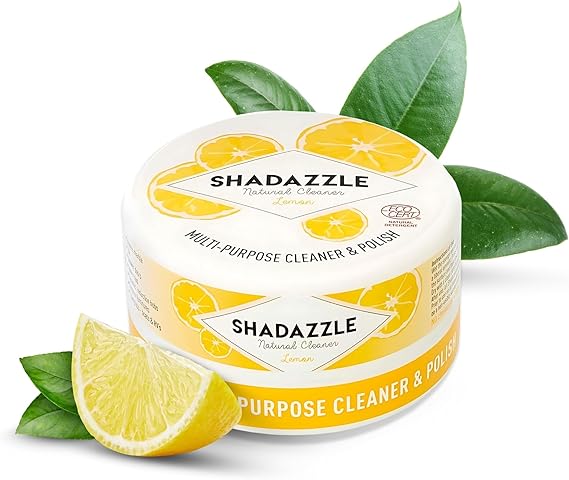Shadazzle Natural All Purpose Cleaner and Polish Eco friendly Multi-purpose Cleaning Product (1 Pack, Lemon)