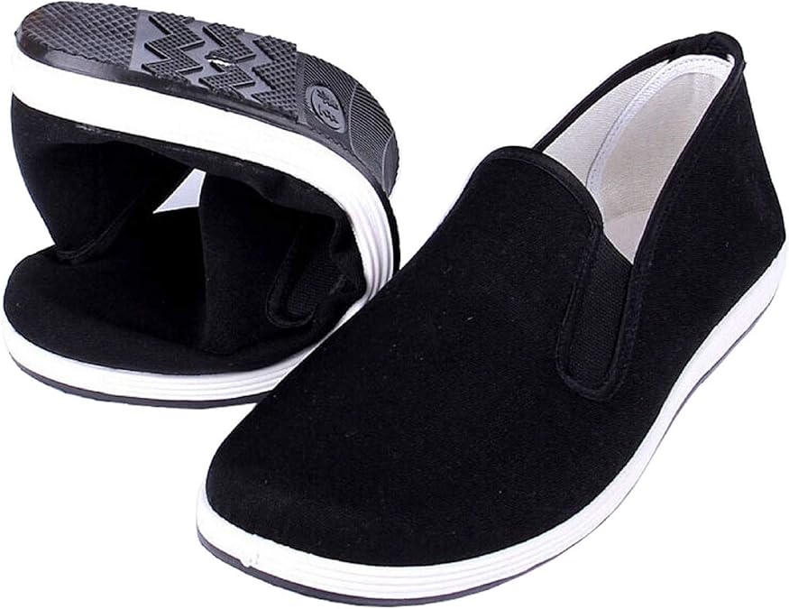 Martial Arts/Kung Fu/Tai Chi Shoes Rubber Sole Unisex Canvas Shoes Black