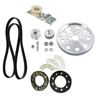 415 Chain to Belt Drive Conversion Kit for 2 Stroke 66cc 80cc Motorized Bike Bicycle Engine Kit