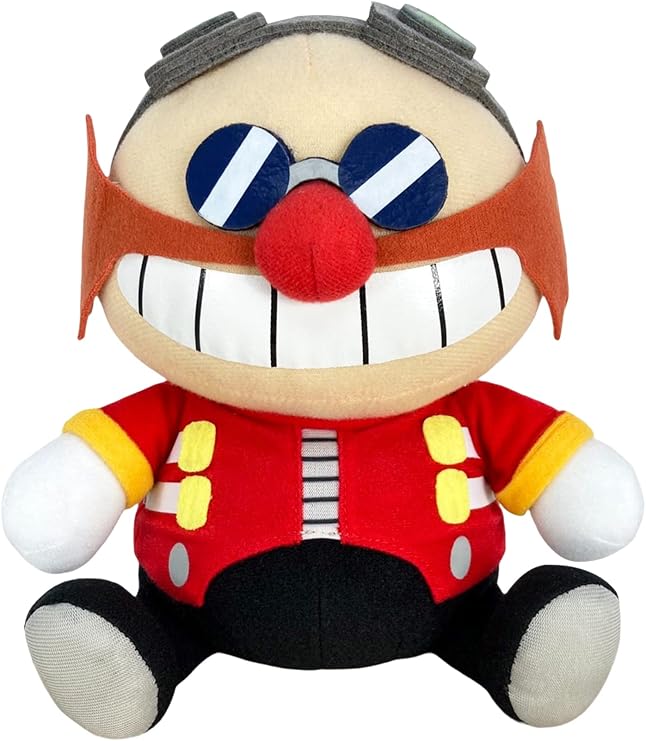 Great Eastern Entertainment Sonic Hedgehog- Sd Dr. Eggman Sitting Plush 7" H, 15 years and over