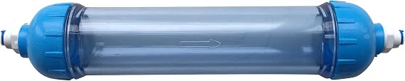 Finest-Filters Refillable Inline Housing Reverse Osmosis RO Unit for Di Resin/Carbon
