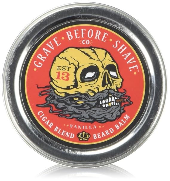 Grave Before ShaveTM Cigar Blend Beard Balm (Cigar/Vanilla scent) (2 oz.)