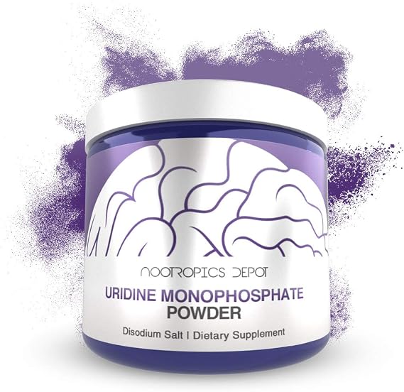 Nootropics Depot Uridine Monophosphate Powder | 30 Grams | Disodium Salt | Supports Healthy Cognitive Function | Supports Healthy Mitochondrial Function