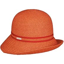 Seeberger Gavia Cloche Straw Hat Women red One Size