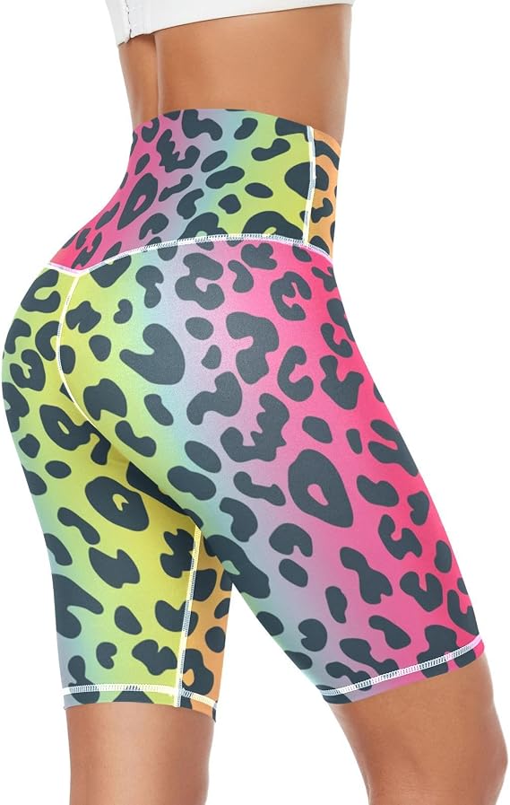Printed Yoga Leggings for Women High Waist Athletic Scrunch Butt Leggings for Women X-Small
