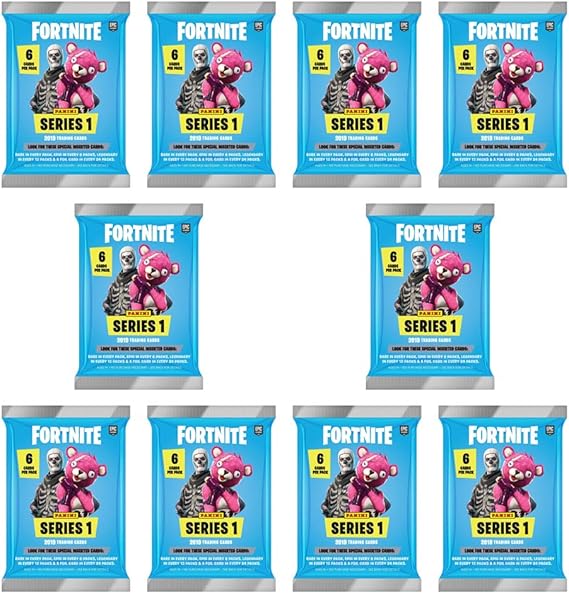 2019 Panini Fortnite Series 1 Trading Cards, 10-Pack Mega Bundle