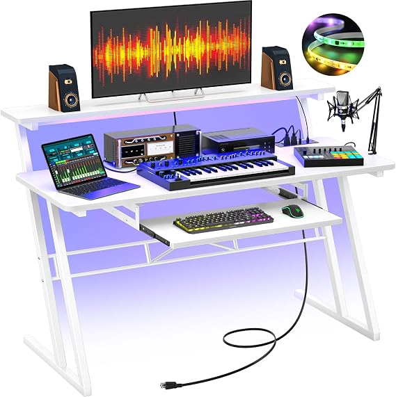 Armocity Music Studio Desk Production Workstation - Recording Studio Desk