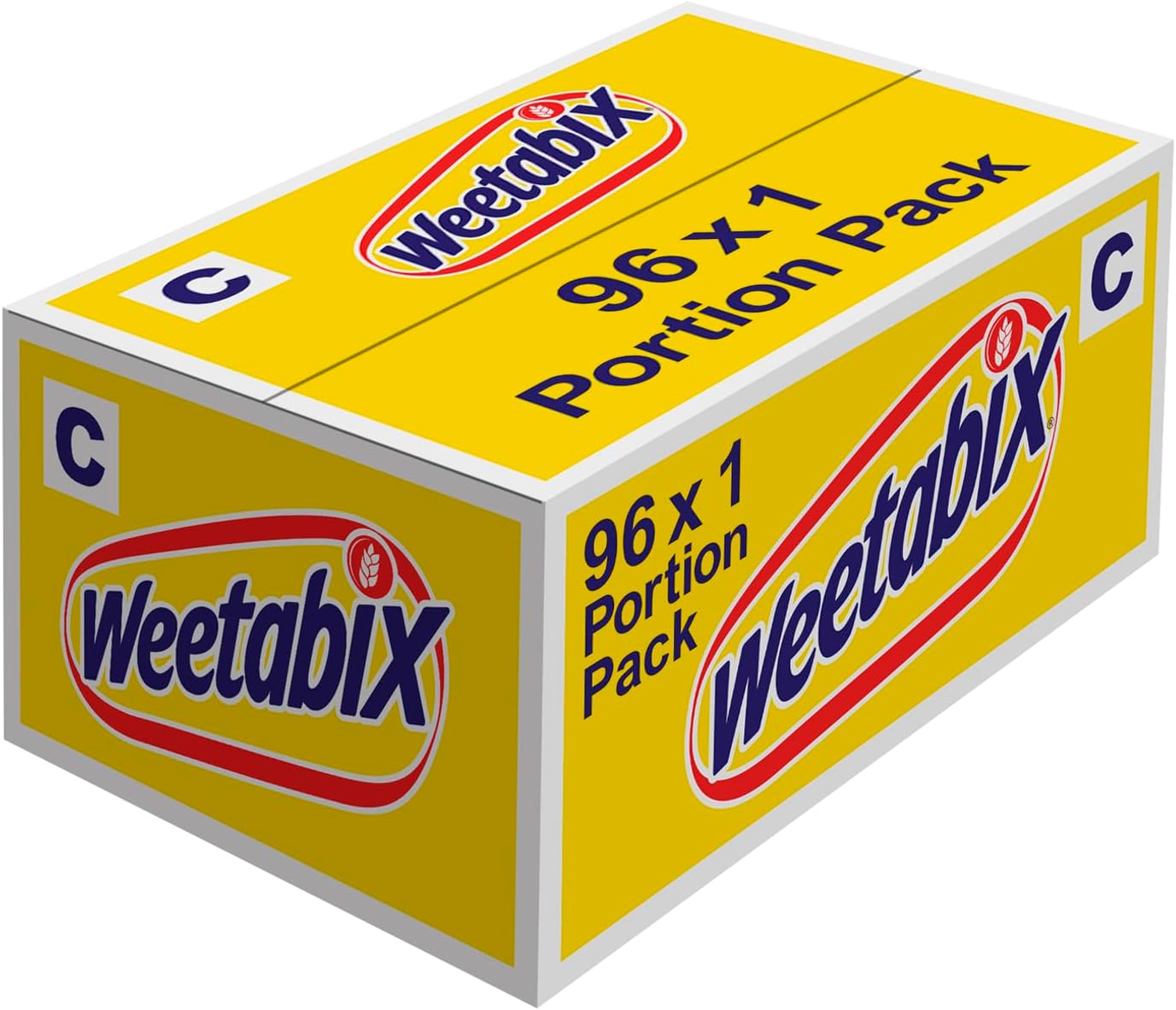 Weetabix Original Pack of 96 x 1 Biscuit 18g – 100 percent Wholegrain & High Fibre – Source of Iron & Vitamin B1 – UK’s No.1 Breakfast Cereal