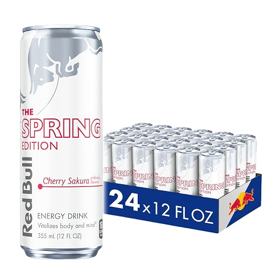 Red Bull Energy Drink, Cherry Sakura, Spring Edition
