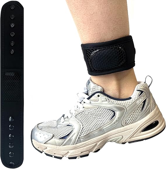 Adjustable Arm&Ankle Buckle WristBand Mesh Pouch Straps Compatible with Fitbit Inspire 3/Charge 6/Ace 3/Samsung Galaxy Fit3/Runlio/Xiaomi/FITVII Fitness Tracker