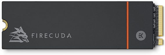 Seagate FireCuda 530 1TB Solid State Drive - M.2 PCIe Gen4 A4 NVMe 1.4, PS5 Internal SSD, speeds up to 7300MB/s, 3D TLC NAND, 1275 TBW, 1.8M MTBF, Heatsink, Rescue Services (ZP1000GM3A023)