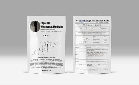 EdgeLord YK-11 Research Chemical, 5g White Powder, 99% Purity, Laboratory Analysis Grade, for Research Use Only