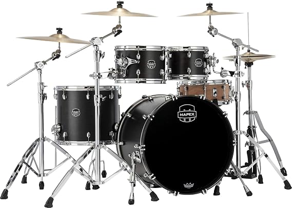 Mapex Saturn 4-piece Rock Shell Pack - Satin Black