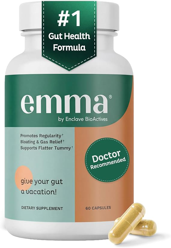 Emma: Dr. Endorsed Supplement for Constipation, Gas & Bloating Relief