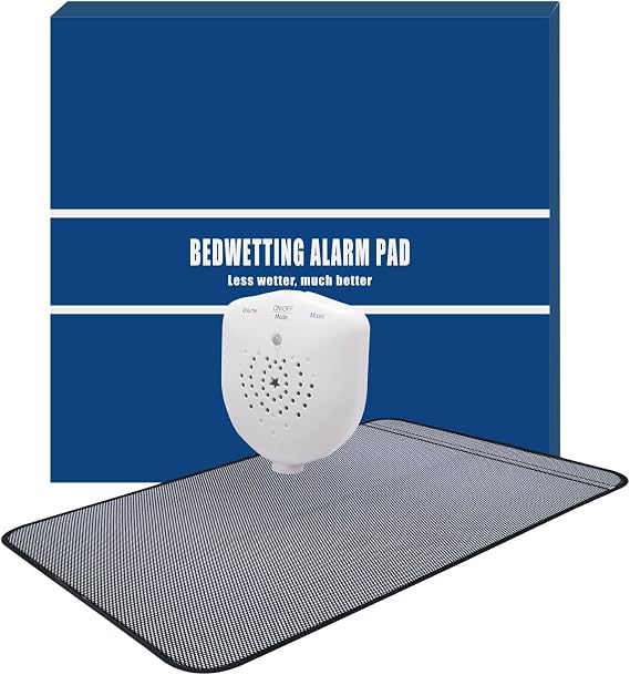 Bed Wetting Alarm Pads for Children and Elderly, Pee Alarm with 3 Working Modes and Volume Control,USB Rechargeable