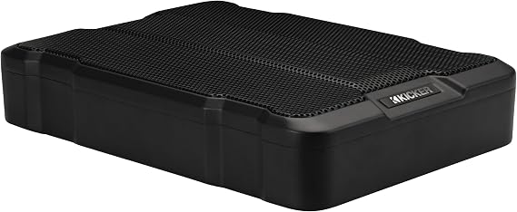 KICKER 51HS12 Hideaway Compact Powered Subwoofer, 12-Inch