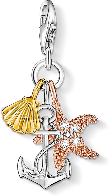 Thomas Sabo Anchor44; Starfish & Seashell Charm44; Sterling Silver