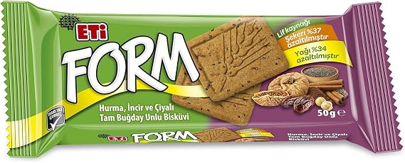 Eti Form Hurma İncir ve Çiyalı Bisküvi 50 g