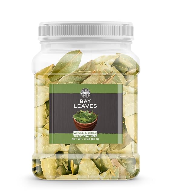 Birch & Meadow 3 oz of Whole Bay Leaves, Turkish Bay Leaves, Savory, Soups & Sauces
