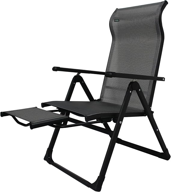 Caravan Sports Zero Gravity Chair Recliner Lounge Chair with Foot Rest Gray