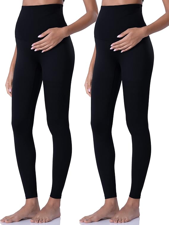POSHDIVAH Maternity Leggings for Women Pregnancy Yoga Pants