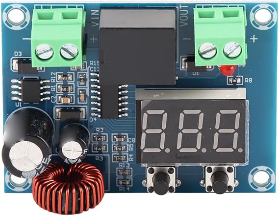 XH-M609 Digital Low Voltage Disconnect Module Voltage Protection Module Undervoltage Low Voltage Cut Off Automatic Switch Recovery Protection for 12-36V Battery