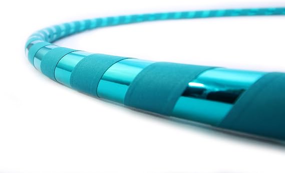 Weighted Beginner Fitness Hula Hoop for Adults - Exercise Hoop for Weight Loss & Core Workout - Large Diameter Hoop for Easy Learning - Handmade in USA - Multiple Sizes & Colors