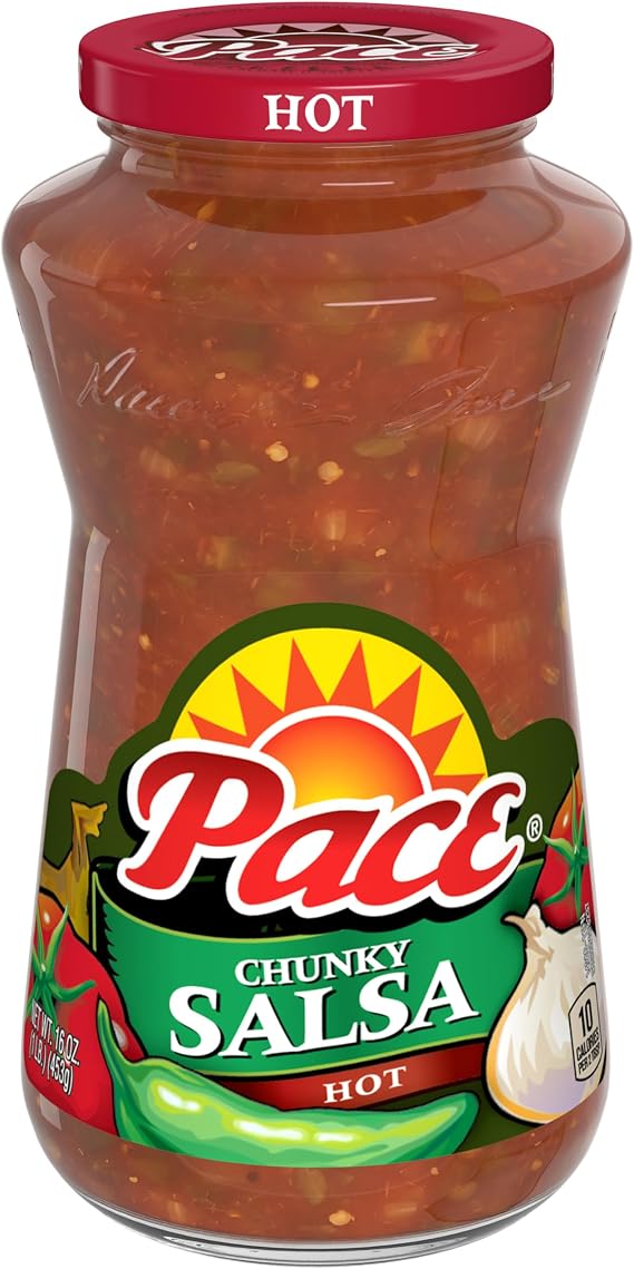 Pace Hot Chunky Salsa 453g (Pack of 2)