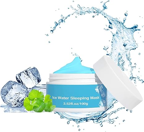 Jskin Beauty Hydra Moist Ice Water Sleeping Mask Hydramoist Ice Water Sleeping Mask Hydra Moist Moisturiser Ice Water Sleeping Mask for Dryness and Dullness Oiliness