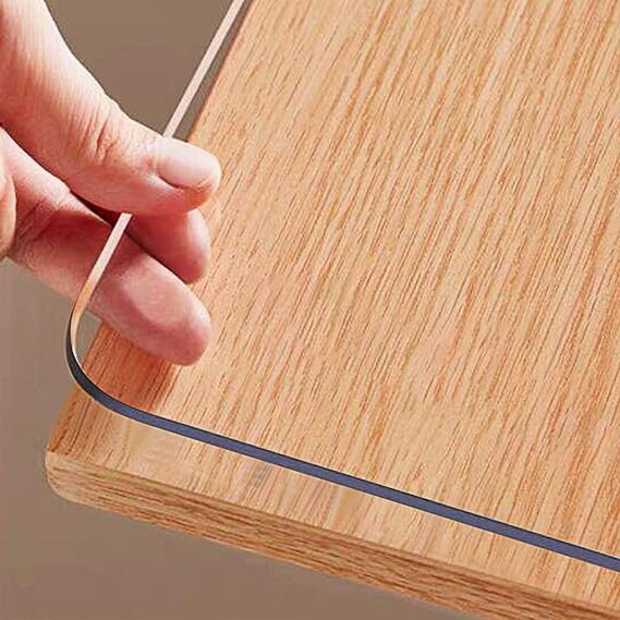 Clear Table Protector 40 x 80 cm, Waterproof 1.5mm Thick PVC Cover