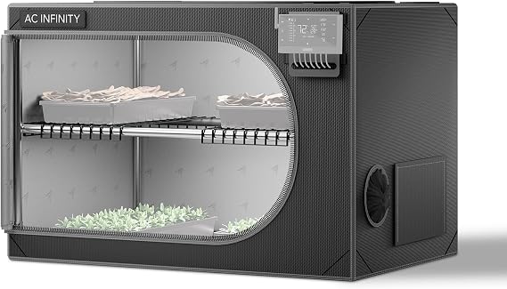 AC Infinity CLOUDLAB Advance Propagation Grow Tent, 2000D Diamond Mylar | Vertical or Horizontal Orientation Mini Tent for Germination, Cloning, Mushrooms, and Seedlings in Early Indoor Plant Growing