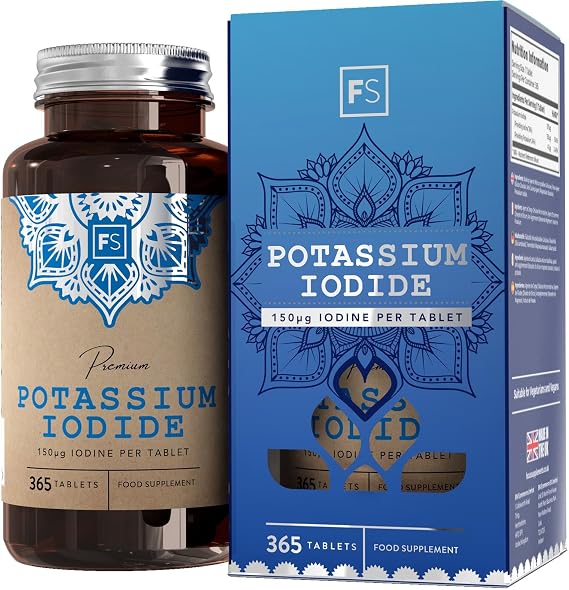 FS Potassium Iodide, 365 Tablets, 150mcg High Strength Supplement