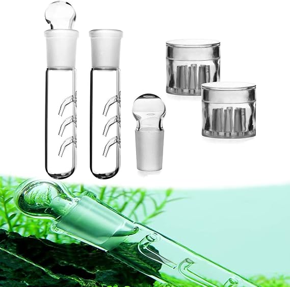 Planaria Trap 3 Hole Glass Planaria Trap 8 Holes Acrylic Trap Clear Glass Planaria Trap Snail Trap Planar Trap Glass Cane Leech Catcher Trap Tubes Catcher for Fish Tank Aquarium Pack of