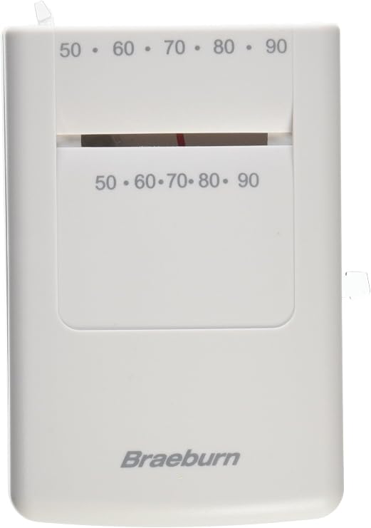 Braeburn 505 Mechanical Megaswitch Heat Only Thermostat