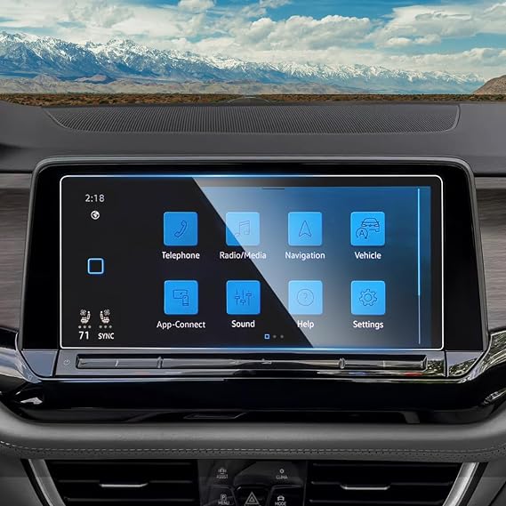 INTGET Navigation Screen Protector for 2026 VW Volkswagen Atlas/Cross Sport Accessories 2024 2025 SE SEL R-Line Car GPS Tempered Glass Center Touch Screen Display Touchscreen Protective Film (12inch)