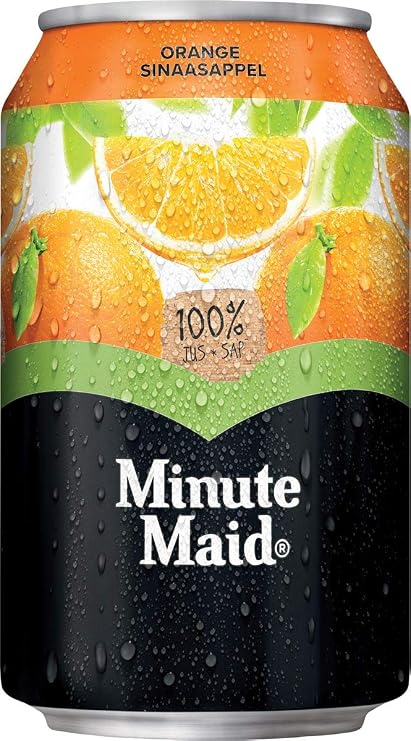 Frisdrank Minute Maid Orange Blikje 0.33 l 24 Pieces